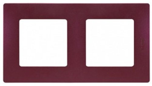 Рамка универсальная Legrand Etika 2-м. сливовая  картинка